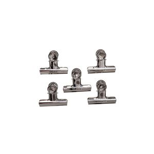 Picture 7 of Papierklem MAUL Bulldog 70mm capaciteit 40mm zilver 5 stuks