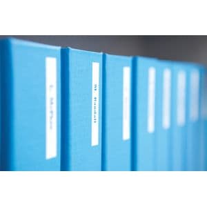 Picture 6 of Labeltape Dymo LabelManager D1 polyester 12mm blauw op wit