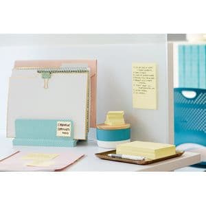 Picture 3 of Memoblok Post-it Z-Note S330 Super Sticky 76x76mm geel 12 stuks
