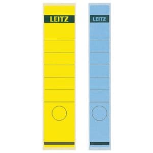 Picture 2 of Rugetiket Leitz smal/lang 39x285mm zelfklevend wit 10 stuks