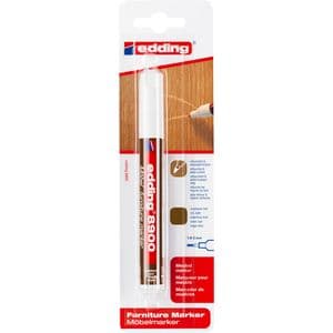 Picture 1 of Viltstift edding 8900 meubel rond 1.5-2mm licht notenhout blister 1st