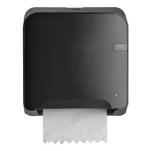 Picture 1 of Handdoekroldispenser Quartzline Q14 Matic XL klein zwart 441159