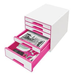 Picture 2 of Ladenblok Leitz WOW 5 laden wit/roze