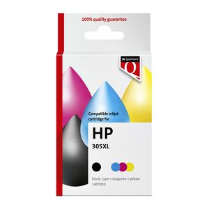 Picture 1 of Inktcartridge Quantore alternatief tbv HP 305XL zwart + kleur