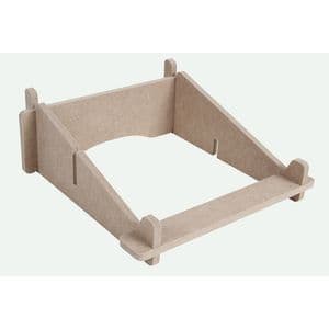 Picture 2 of Laptopstandaard Quantore gerecycled vilt zand
