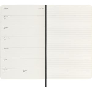 Picture 3 of Agenda 2025/2026 Moleskine 18M Planner Weekly 7dagen/1pagina large sc black