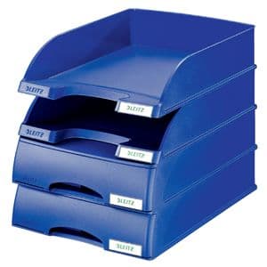 Picture 1 of Brievenbak Leitz Plus met lade A4 maxi blauw