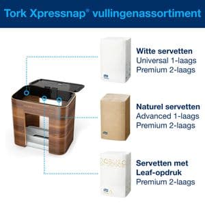 Picture 3 of Servetdispenser Tork N4 Xpressnap Signature line walnoot 273002