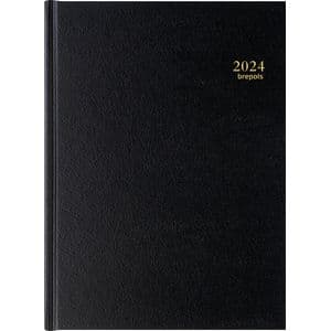 Picture 1 of Agenda 2027 Brepols Bremax Santex A4 1dag/2pagina's 8 kolommen zwart