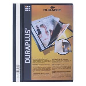 Picture 3 of Snelhechtmap Durable Duraplus A4 zwart
