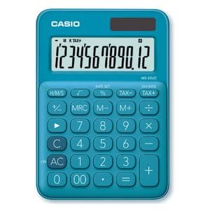 Picture 1 of Rekenmachine Casio MS-20UC blauw
