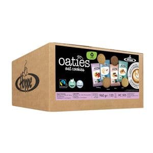 Picture 1 of Haverkoek Hoppe Oaties fairtrade koekjesmix 120 stuks