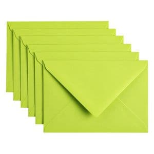 Picture 1 of Envelop Papicolor C6 114x162mm appelgroen pak à 6 stuks