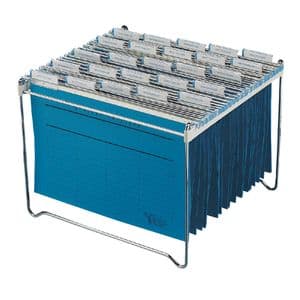 Picture 1 of Hangmappenrek Durable t.b.v. 30-40 mappen chroom