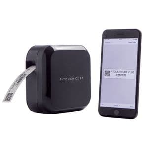Picture 1 of Labelprinter Brother P-touch Cube Plus TZe PT-P710BT desktop 24mm zwart