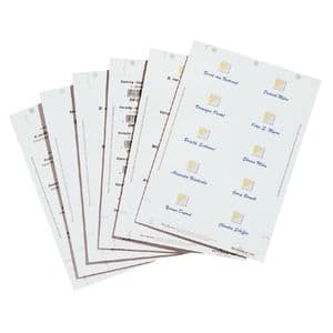Picture 2 of Badgekaart Durable 1451 bedrukbaar 30x60mm 540 stuks