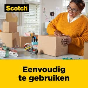 Picture 4 of Verpakkingstape Scotch Box Lock 3950-EF 48mmx50m 3 stuks