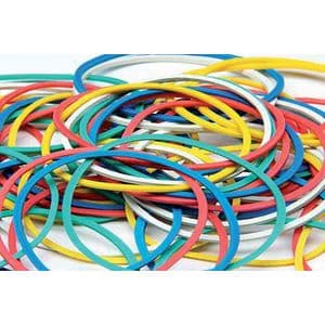 Picture 1 of Elastiek Standard Rubber Bands 18 50gr 94 stuks assorti