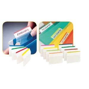 Picture 1 of Indextabs Post-it 686A1 38x50.8mm strong gebogen assorti 24 tabs