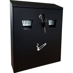 Picture 1 of Asbak BRASQ wand 32x26cm zwart