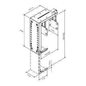 Picture 2 of CPU houder Neomounts D100 30kg zwart