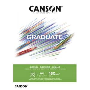 Picture 1 of Tekenpapier Canson Graduate Drawing 30vel 160gr A4 helderwit