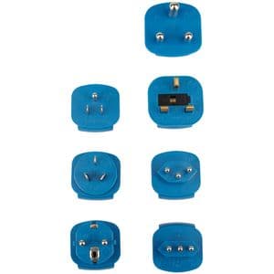 Picture 1 of Reisstekker Brennenstuhl adapter wereld 150 landen met aarding zwart