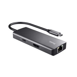 Picture 4 of Adapter Trust Dalyx 6-in-1 USB-C multipoort grijs