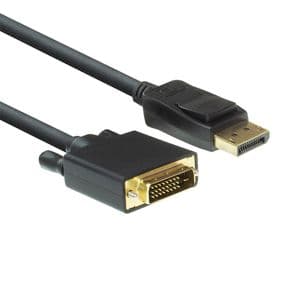 Picture 1 of Kabel ACT DisplayPort naar DVI 1.8 meter zwart
