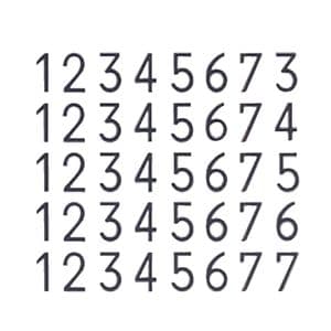 Picture 2 of Numeroteur Reiner B2 Block 5.5mm 6 cijfers