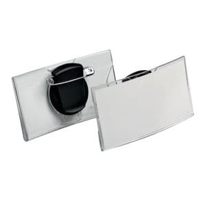 Picture 1 of Badge Durable 8124 convex met combiklem 40x75mm