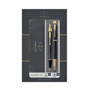 Picture 1 of Balpen en vulpen Parker IM black GT medium 2 stuks