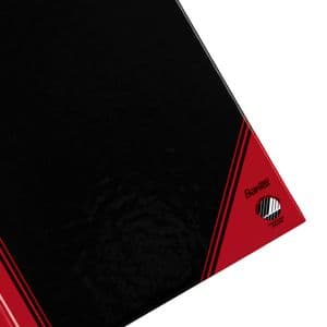 Picture 3 of Notitieboek Bantex zwart/rood A6 lijn 70gr 96vel