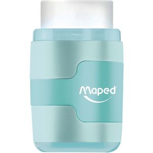 Picture 3 of Puntenslijper Maped Connect 2gaats met gum display á 20 stuks pastel assorti