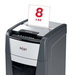 Picture 6 of Papiervernietiger Rexel Optimum Auto+ 225M P5 snippers 2x15mm