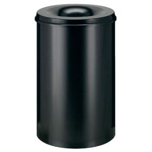 Picture 3 of Papierbak met vlamdover Vepabins 110liter zwart