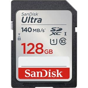 Picture 1 of Geheugenkaart Sandisk SDXC Ultra 128GB (140mb/s C10 UHS-I)