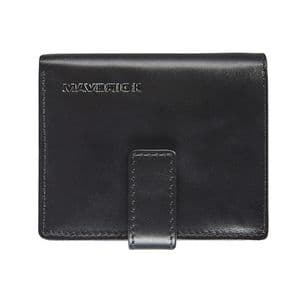 Picture 1 of Kaarthouder Maverick All Black compact RFID leer zwart