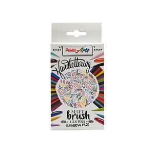 Picture 1 of Brushpen Pentel Sign SES15C Rainbow assorti 24 stuks