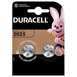 Picture 1 of Batterij Duracell knoopcel 2xCR2025 lithium Ø20mm 3V-170mAh