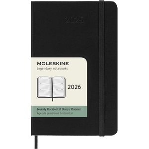 Picture 7 of Agenda 2026 Moleskine 12M Planner Weekly 7dagen/2pagina's pocket hc black