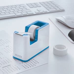 Picture 1 of Plakbandhouder Leitz WOW wit/blauw