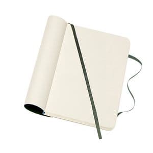 Picture 4 of Notitieboek Moleskine pocket 90x140mm blanco soft cover myrtle green