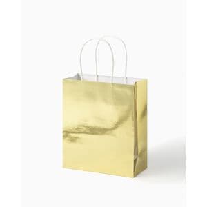 Picture 2 of Cadeautas Folia goud kraft 24x31x12cm 20 stuks