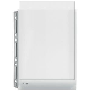 Picture 4 of Harmonica showtas Leitz Premium 0.17mm metalen perforatiestrip copy safe A4 glashelder 3 stuks