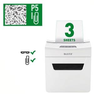 Picture 3 of Papiervernietiger Leitz IQ Protect Premium 3M snippers 2x15mm