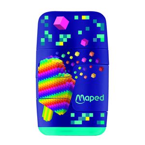 Picture 2 of Puntenslijper Maped Pixel Party Connect 2-gaats met gum display à 20 stuks
