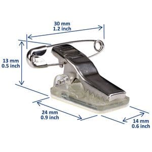Picture 4 of Clip met speld Europel zelfklevend voor badges