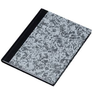 Picture 1 of Notitieboek Djois Atlanta Excellent genaaid 210x165mm 96blz lijn grijs gewolkt