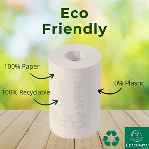 Picture 7 of Telrol Exacompta 57mmx9m, kern Ø12mm SumUp thermisch fenolvrij